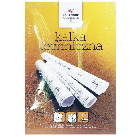 Kalka kreślarska A3 20a 90g DIAMANT Koh-i-Noor