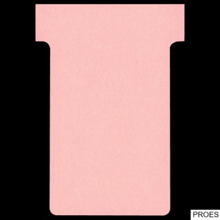 Karteczki T-Card Nobo, rozmiar 2, różowe 100 szt. 2002008