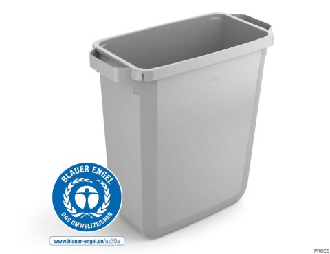 Kosz na śmieci DURABIN_ ECO 60L prostokątny srebrny 1800503050 Kosz na śmieci DURABIN_ ECO 60L prostokątny srebrny 1800503050