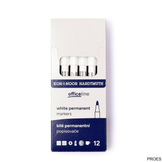 Marker permanentny KIN biały 3313 2 mm