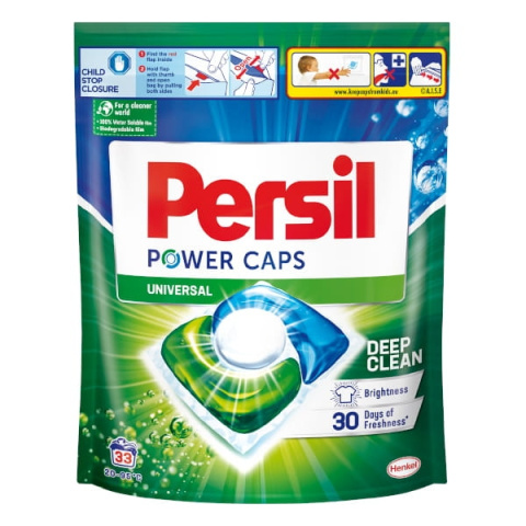 Persil Power Caps kapsułki do prania tkanin 33szt. Universal 25282