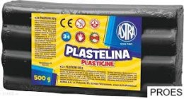 Plastelina Astra 500g czarna, 303117013