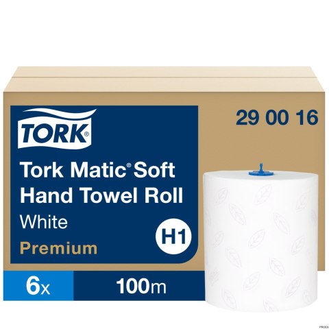 Ręcznik w rol H1 biały 100m 2w TORK (6) 290016 Matic System Ręcznik w rol H1 biały 100m 2w TORK (6) 290016 Matic System