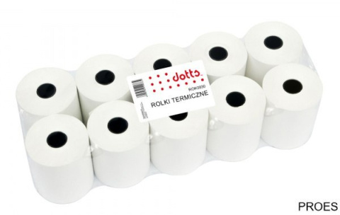 Rolki termiczne DOTTS 80mm x 80m (4szt) BPA FREE 80x80 Rolki termiczne DOTTS 80mm x 80m (4szt) BPA FREE 80x80