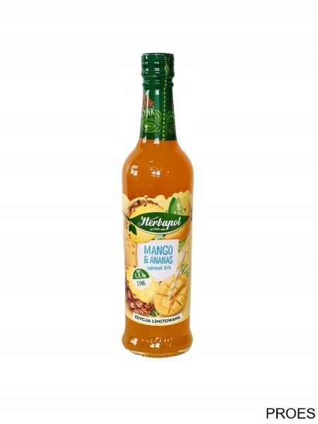 Syrop HERBAPOL Owocowa Spiżarnia Mango & Ananas 420ml