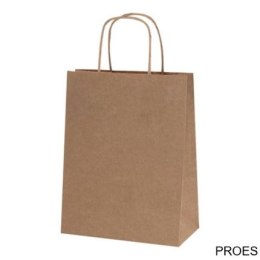 Torba papierowa ECOBAG 305x170x425mm brązowa ekologiczna