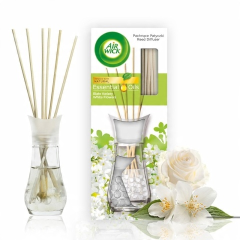 AIR WICK Odświeżacz pachnące patyczki 30ml Białe kwiaty