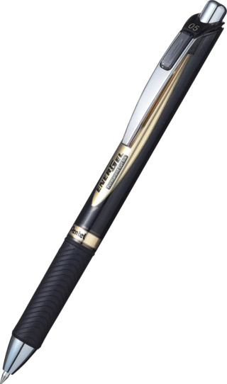 Cienkopis kulkowy 0,5mm ENERGEL DocumentPen czarny BLP75-A PENTEL