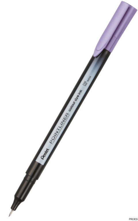 Cienkopis pointliner colour, lawendowy z tuszem na bazie wody, S40-V2 PENTEL Cienkopis pointliner colour, lawendowy z tuszem na bazie wody, S40-V2 PENTEL