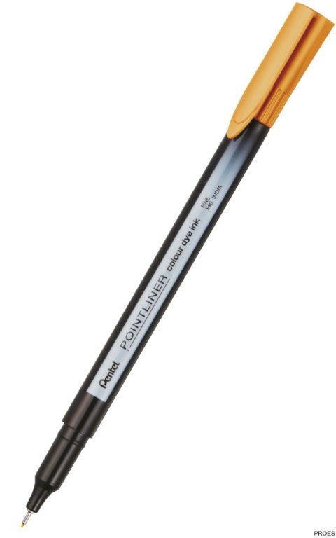 Cienkopis pointliner colour, (pomarańczowy) sunset z tuszem na bazie wody, S40-F3 PENTEL Cienkopis pointliner colour, (pomarańczowy) sunset z tuszem na bazie wody, S40-F3 PENTEL