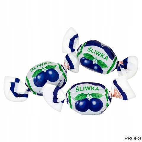 Cukierki Śliwka NAŁĘCZOWSKA w czekoladzie 1000g SOLIDARNOŚĆ LUZ