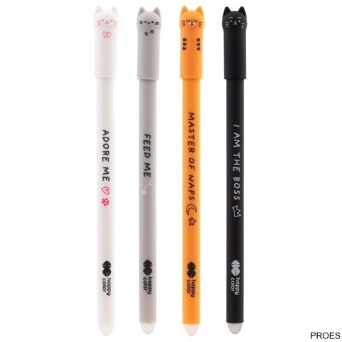Długopis usuwalny kitty 0.5mm niebieski HAPPY COLOR 4120 01ki-3