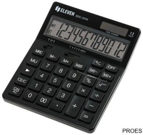 Eleven kalkulator biurowy SDC333XBK