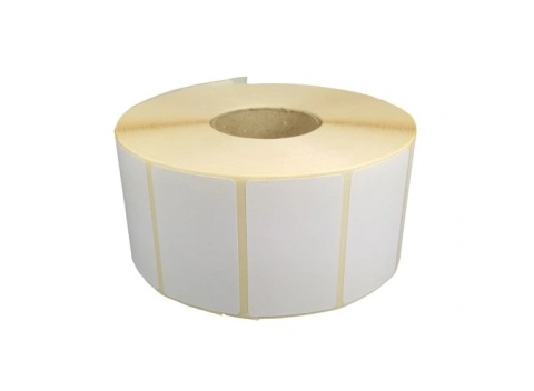 Etykiety termiczne na roli 50x40 1000szt białe gliza 40mm Etykiety termiczne na roli 50x40 1000szt białe gliza 40mm