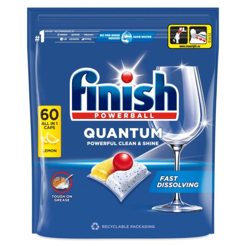 FINISH Tabletki do zmywarki QUANTUM LEMON 60 szt. 04898