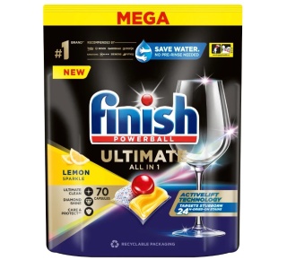 Tabletki do zmywarki FINISH ULTIMATE ALL IN ONE Cytrynowy 70 szt. 04843