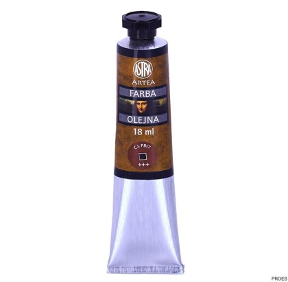 Farba olejna Astra tuba 18ml - siena palona, 83410961