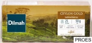Herbata DILMAH CEYLON GOLD 25szt x2g saszetki czarna