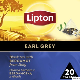 Herbata LIPTON PIRAMID EARL GREY 20t czarna