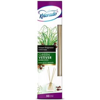KOLORADO 50ml pachnące patyczki GREEN VETIVER 09806