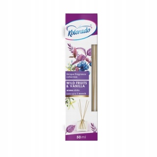 KOLORADO 50ml pachnące patyczki WILD FRUITS VANILLA 09868