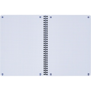 KOŁOZESZYT OXFORD ESSE 2SPI A4 80K K5X5 CZARNY 400192076