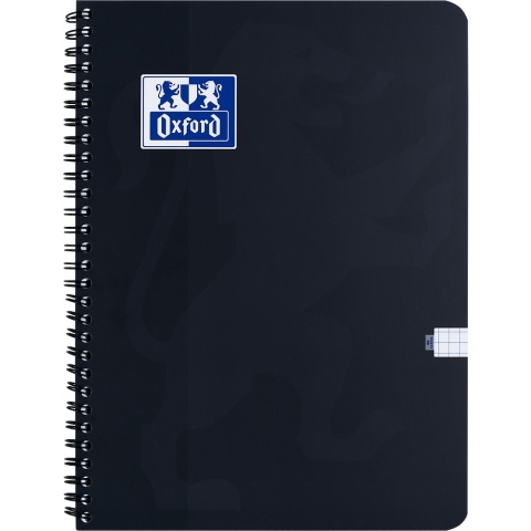 KOŁOZESZYT OXFORD ESSE 2SPI A4 80K K5X5 CZARNY 400192076 KOŁOZESZYT OXFORD ESSE 2SPI A4 80K K5X5 CZARNY 400192076