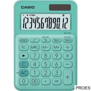 Kalkulator CASIO MS-20UC-GN BOX zielony