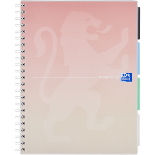 Kołozeszyt Oxford pjbk 2spi B5 80k k5x5 pastel, 400182995 HAMELIN
