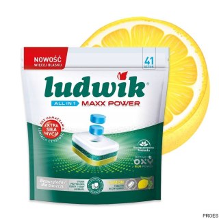 LUDWIK Tabletki do zmywarek 80 szt. ALL IN ONE LEMON 24708