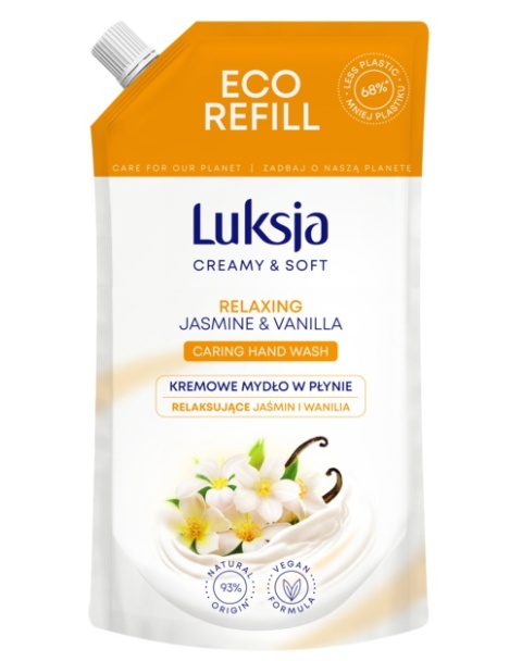 LUKSJA Mydło zapas 400ml JAŚMIN 49176 LUKSJA Mydło zapas 400ml JAŚMIN 49176