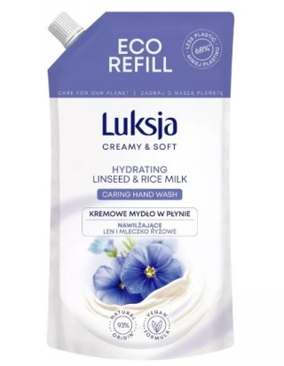 LUKSJA Mydło zapas 400ml LINSEED 49152