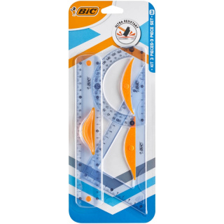 Linijka BIC Mix Tracing Ruler Blister 3szt 9927281