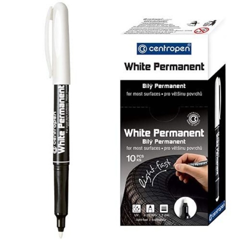 Marker WHITE PERMANENT 2686 CENTROPEN