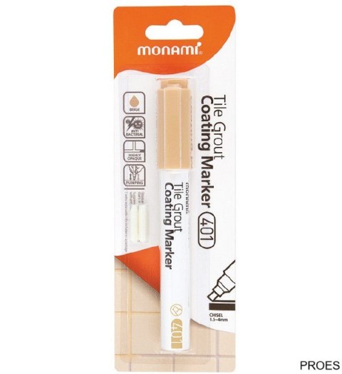Marker do fug Tile Grout Coating 401 beżowy MONAMI 160-2476 Marker do fug Tile Grout Coating 401 beżowy MONAMI 160-2476