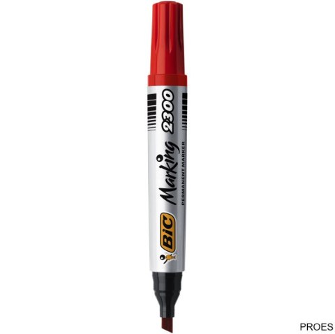 Marker permanentny BIC Fine czerwony, 1445 03 Marker permanentny BIC Fine czerwony, 1445 03