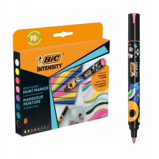 Markery akrylowe BIC Intensity Classic Paint mix Pudełko 8szt 527430