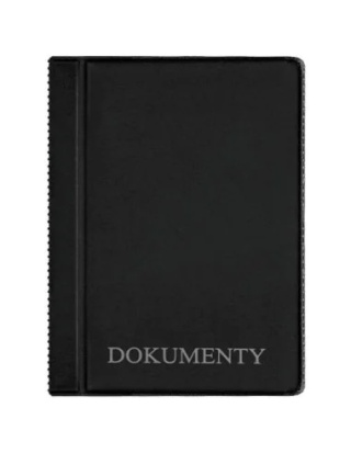 Okładka na dokumenty mini czarna OD-032 BIURFOL