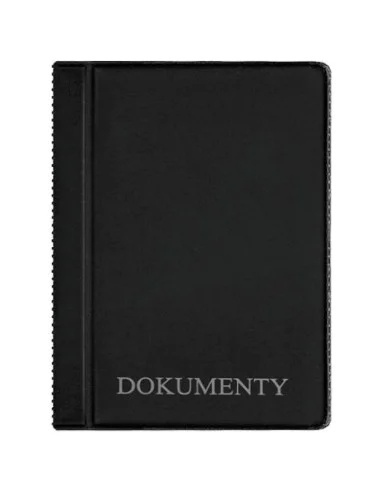 Okładka na dokumenty mini czarna OD-032 BIURFOL Okładka na dokumenty mini czarna OD-032 BIURFOL