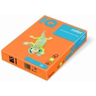 Papier xero iq color A4 160g pomarańczowy OR43