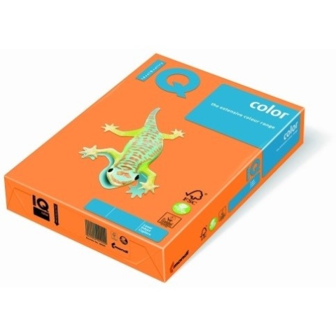 Papier xero iq color A4 160g pomarańczowy OR43