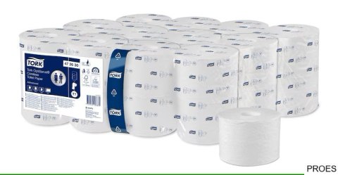 Papier toaletowy Tork, OptiServe/Mid-size, 2 warstwy, kolor biały, (24) bez gilzy, T7advanced 472630 Papier toaletowy Tork, OptiServe/Mid-size, 2 warstwy, kolor biały, (24) bez gilzy, T7advanced 472630