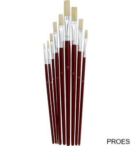 Pędzle 882B płaskie 9 szt., 9 szt. GRAND 170-1415