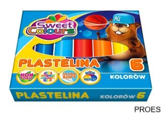 Plastelina 6 kolorów, 01518 KOMA