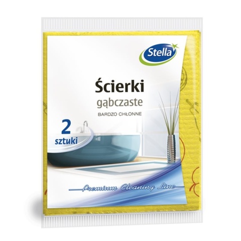 Ścierki gąbczaste 2 sztuki Stella PS-1699