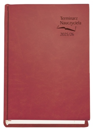 Terminarz NAUCZYCIELA 2025/2026 bordowy T-155V-B Michalczyk i Prokop