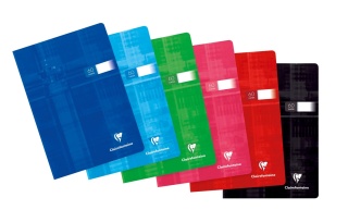 Zeszyt A5 60 kartek, gładki, papier 90g, mix kolorów CLAIREFONTAINE 63550AMXC