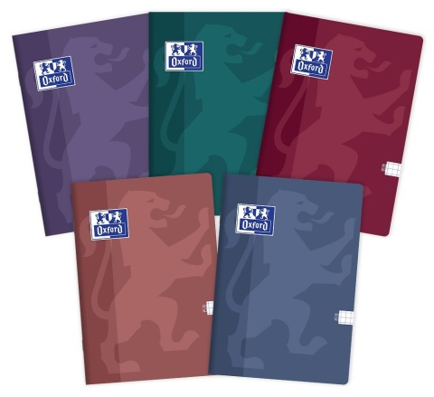 Zeszyt OXFORD TOUCH TREND A5/60K kratka z marginesem 400175450