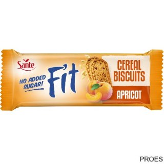 Ciasteczka zbożowe z morelą Fit bez cukru 50g SANTE