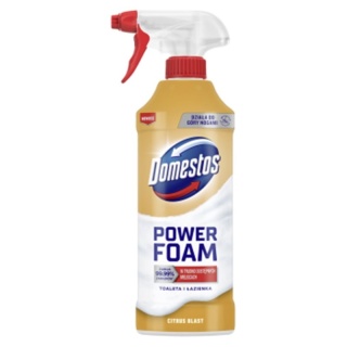 DOMESTOS Spray aktywna piana do czyszczenia łazienki 435ml CITRUS 95595